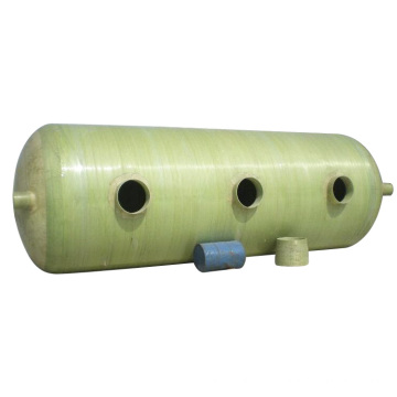 FRP GRP Fiberglass horizontal corrosive-risistant tank